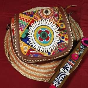 Tan U Sling Bag