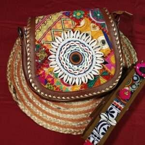 Tan U Sling Bag
