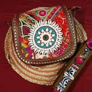 Tan U Sling Bag