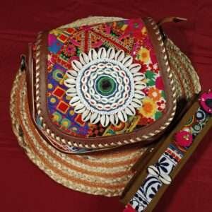 Tan U Sling Bag