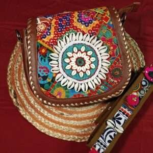 Tan U Sling Bag