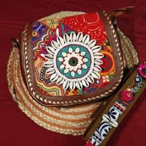 Tan U Sling Bag